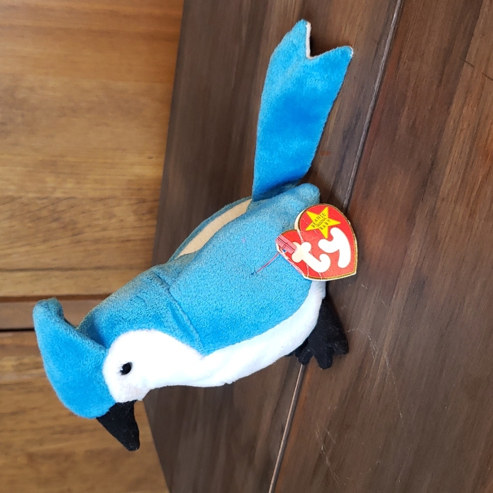Ty Beanie Baby NWT 1997 ROCKET The Bluejay